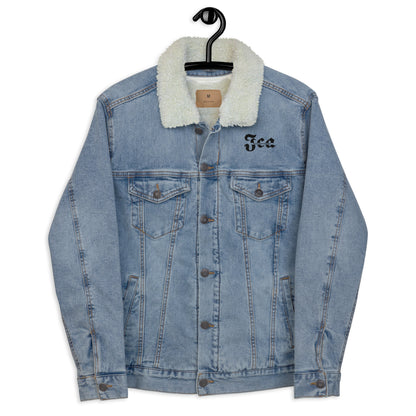 Jhanka Fashion 1100 - Unisex denim sherpa jacket