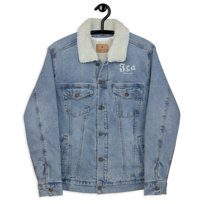 Jhanka Frost - Unisex denim sherpa jacket