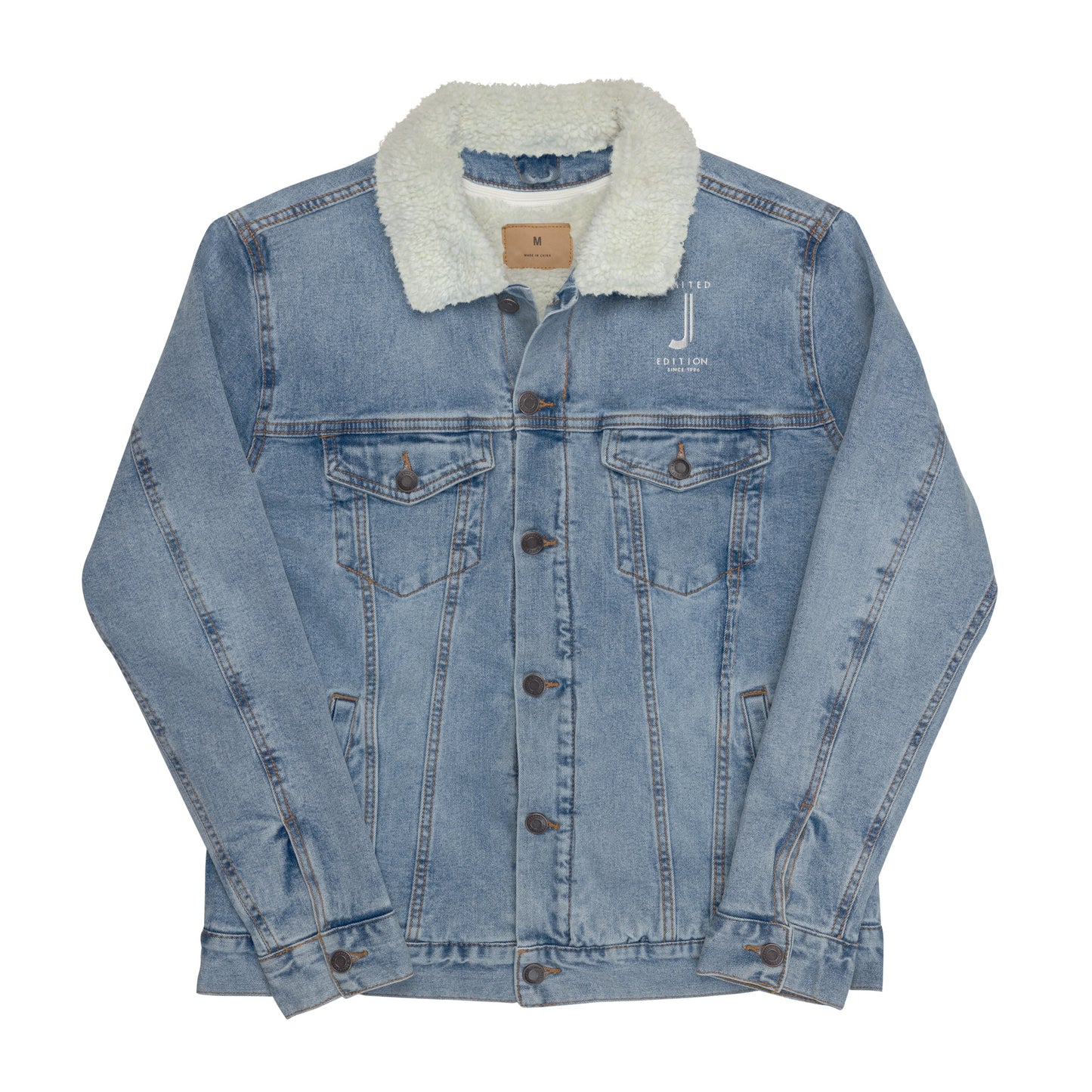 Jhanka Frostbite - Unisex denim sherpa jacket