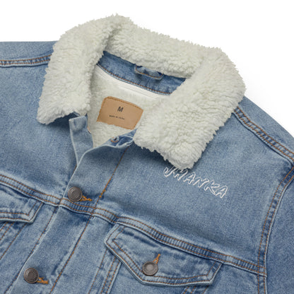 Jhanka Outlaw - Unisex denim sherpa jacket