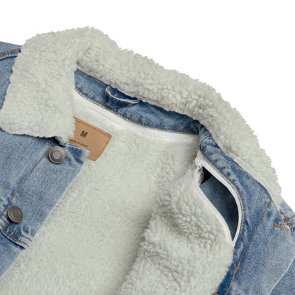 Jhanka Fashion 1100 - Unisex denim sherpa jacket