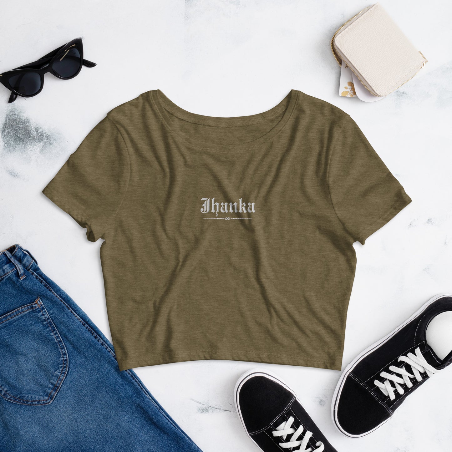 Jhanka Coastal Crop - Women’s Crop Tee