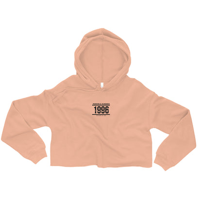 Jhanka's Rosy Retreat Hoodies - Crop Hoodie